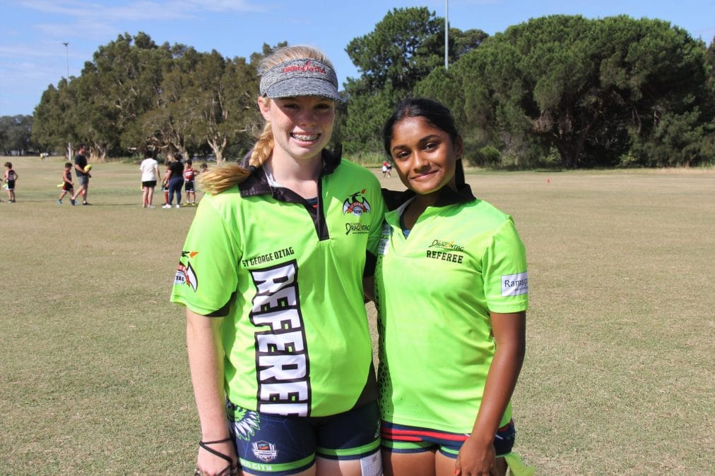 St George Oztag Inspiring the Next Gen of Female Referees